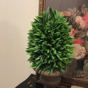 Faux Plant Farmhouse Urn Greenery Urn Ceramic Home Decor FINAL  SALE